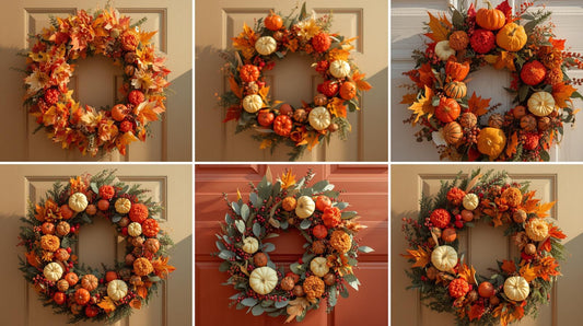 The most beautiful Thanksgiving wreath