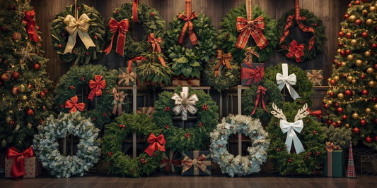 The natural christmas wreath