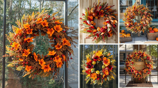 The most exquisite lemon door ring wreath