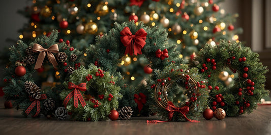 The light up christmas wreath