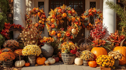The most beautiful festival wreath