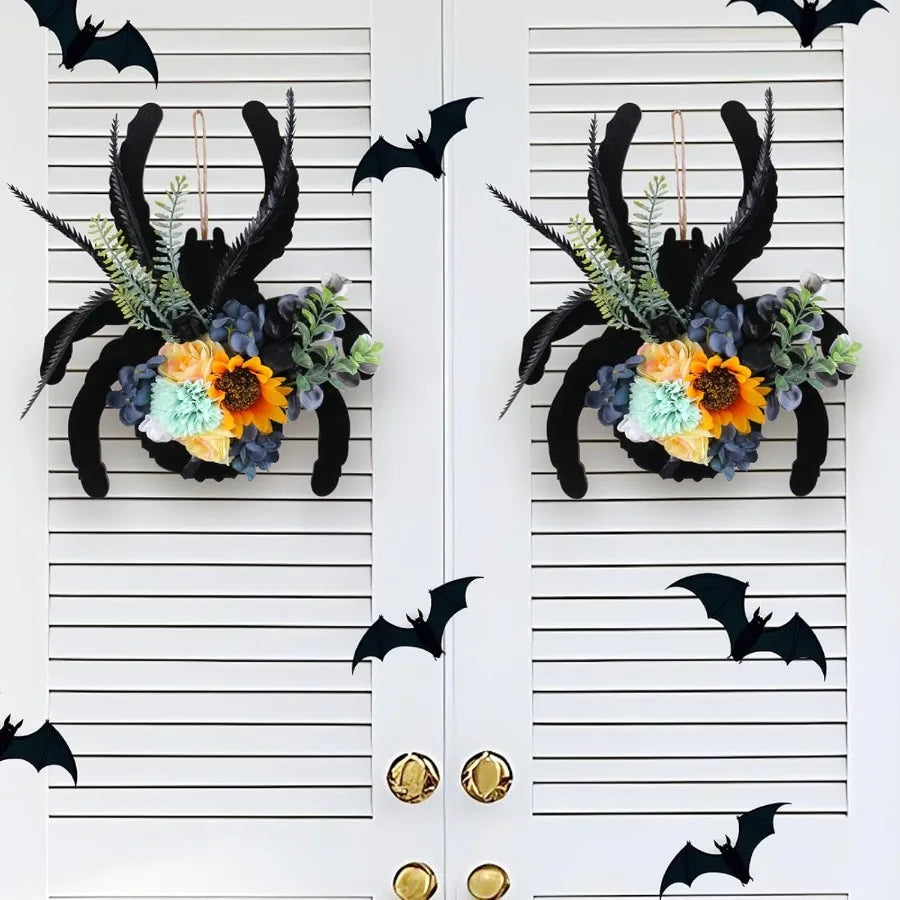 Halloween Spider Wreath