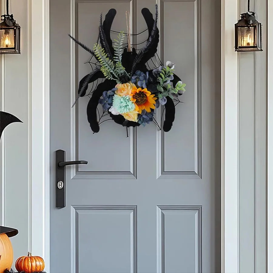 Halloween Spider Wreath