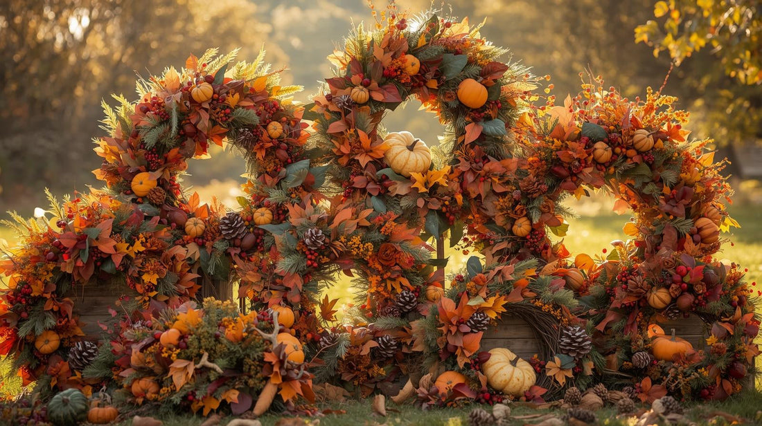 The most beautiful Thanksgiving door decorations
