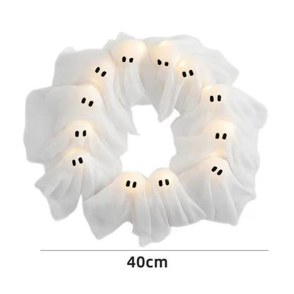 Halloween Ghost Wreath