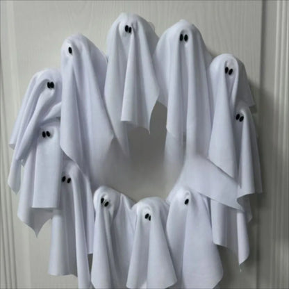 Halloween Ghost Wreath