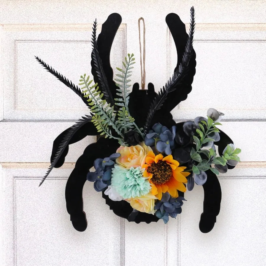 Halloween Spider Wreath