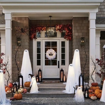 Halloween Ghost Wreath