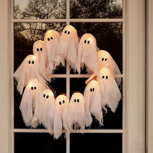 Halloween Ghost Wreath