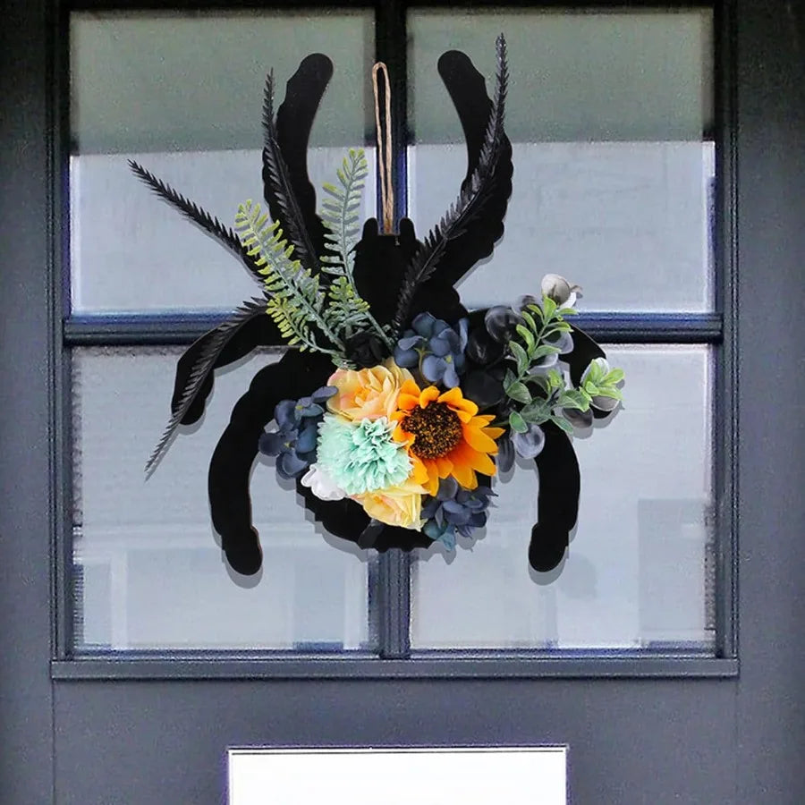 Halloween Spider Wreath