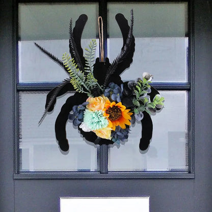 Halloween Spider Wreath