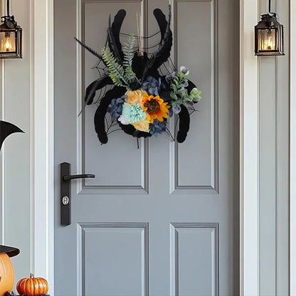Halloween Spider Wreath